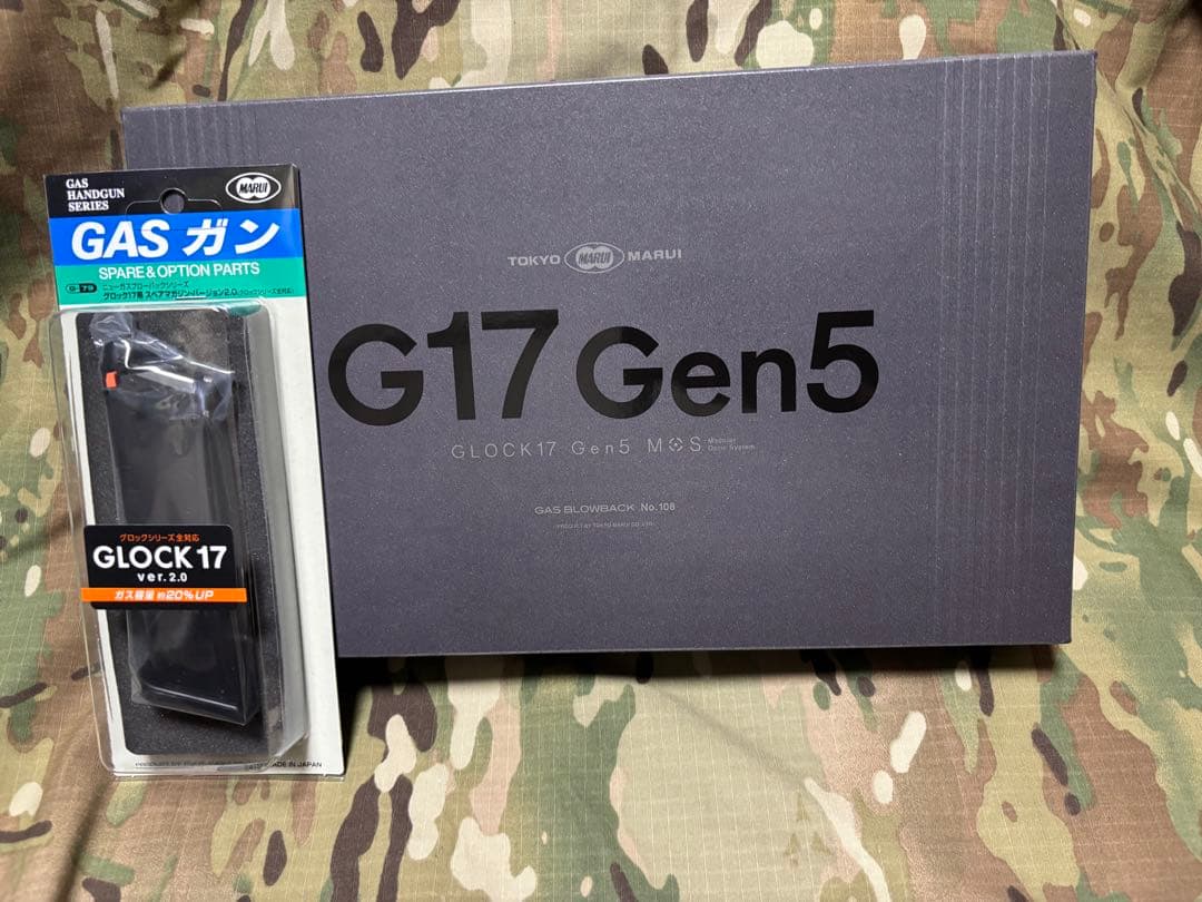 【ジー⠀】マルイ GLOCK17 グロック17 Gen5 予備マガジン付