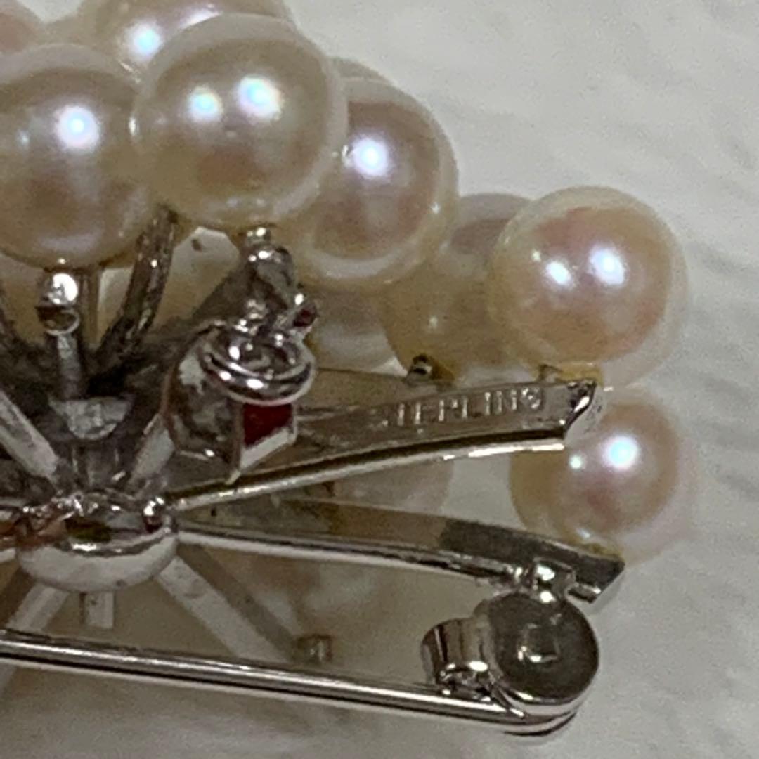 極上の逸品 アコヤ真珠 2WAY ピンブローチ ネックレストップ 25珠