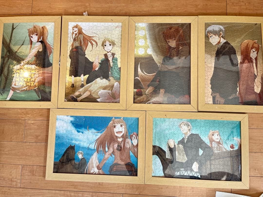 狼と香辛料 DVD特典 パズル完成品　6点セット