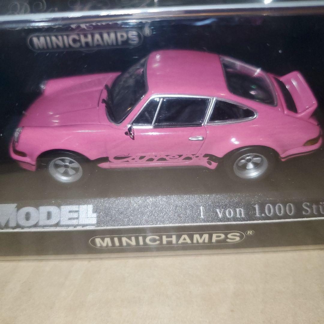 MINICHAMPS ポルシェ911カレラRSR ミニカー8台Set、ピンク