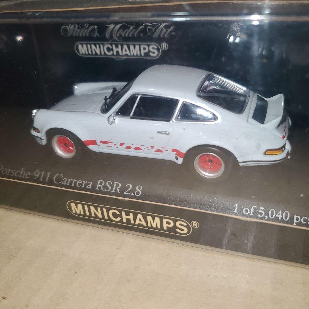 MINICHAMPS ポルシェ911カレラRSR ミニカー8台Set、ピンク