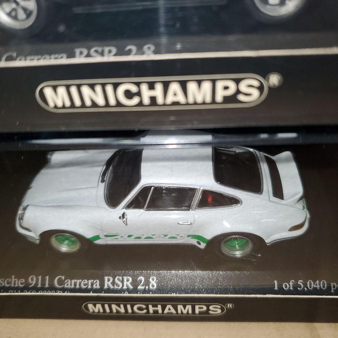 MINICHAMPS ポルシェ911カレラRSR ミニカー8台Set、ピンク