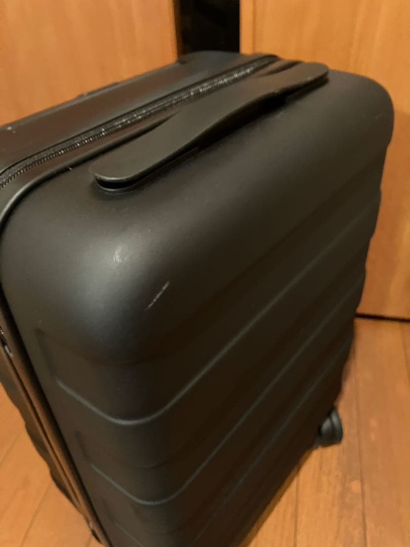 MUJI バーを自由に調節できる　 ハードキャリーケース（２０Ｌ）ブラック