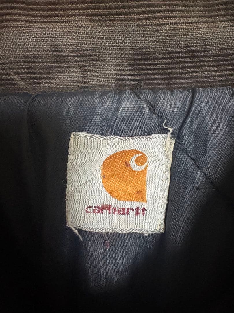 Carhartt ダークブラウン ダックジャケット