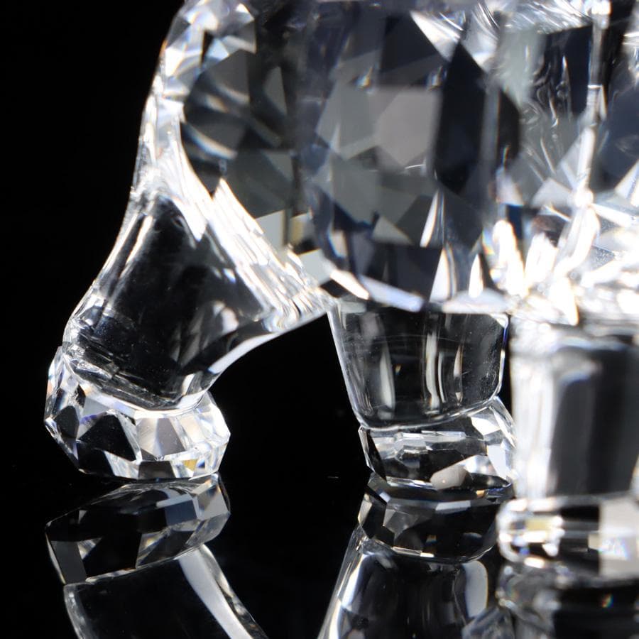 Y2435-9 スワロフスキー クリスタル マザーベア オブジェ