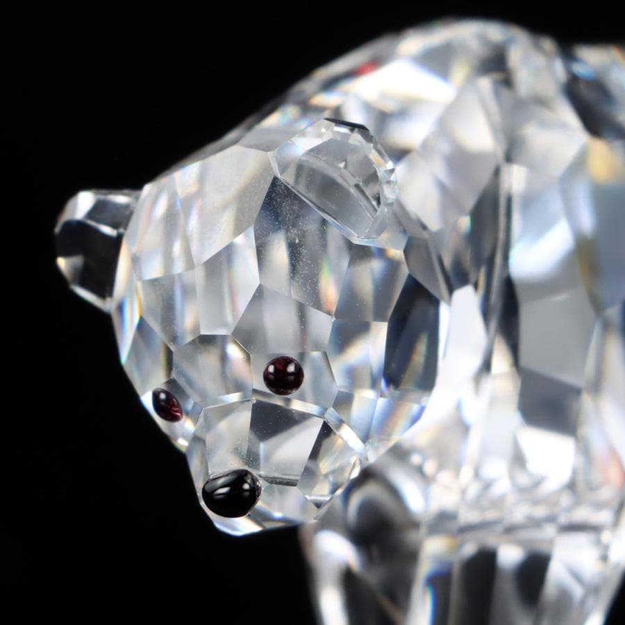 Y2435-9 スワロフスキー クリスタル マザーベア オブジェ