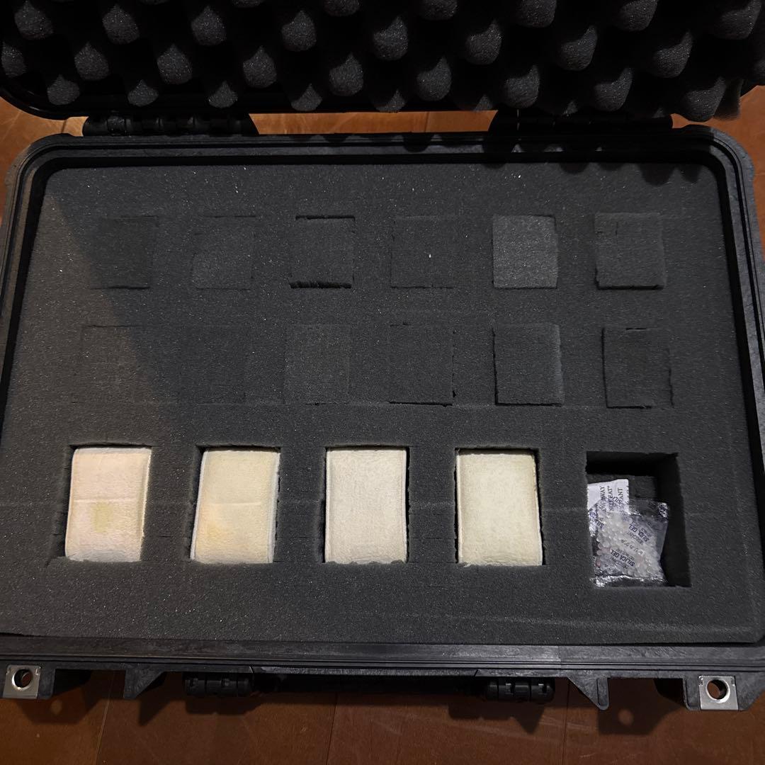 ペリカンケースPelican 1500 Case ブラックフォーム時計ケース化