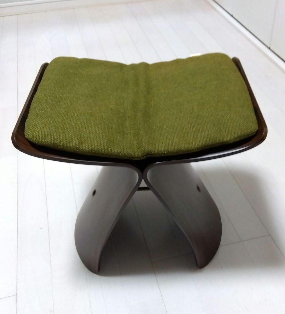 バタフライスツール　天童木工　柳宗理　純正クッション付き　TENDO