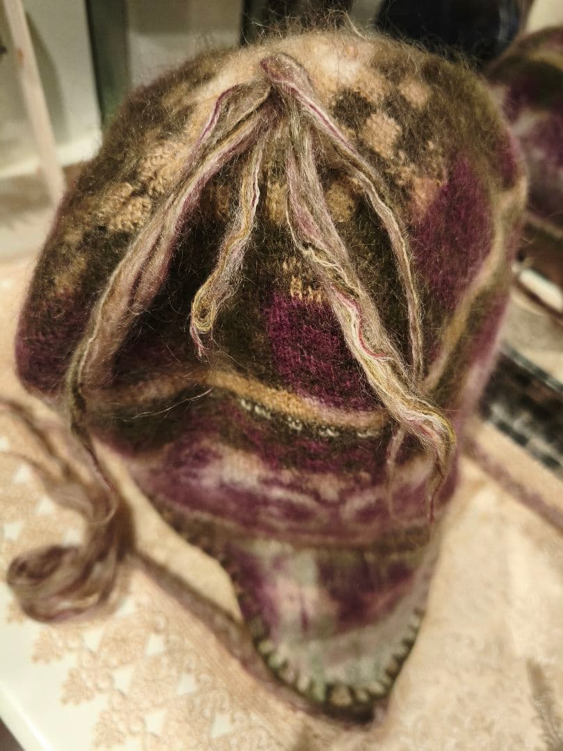 ヴィヴィアンウェストウッド　ニットキャップ　耳当て　希少