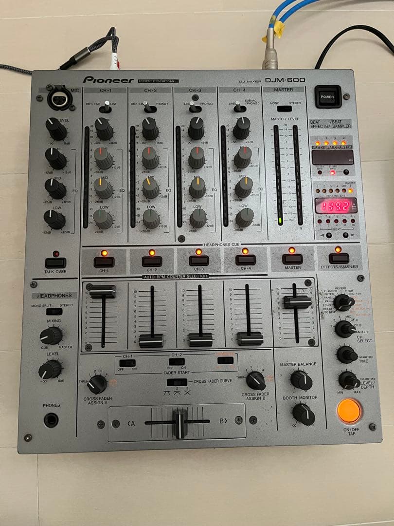 Pioneer DJM-600 DJミキサー　ジャンク品
