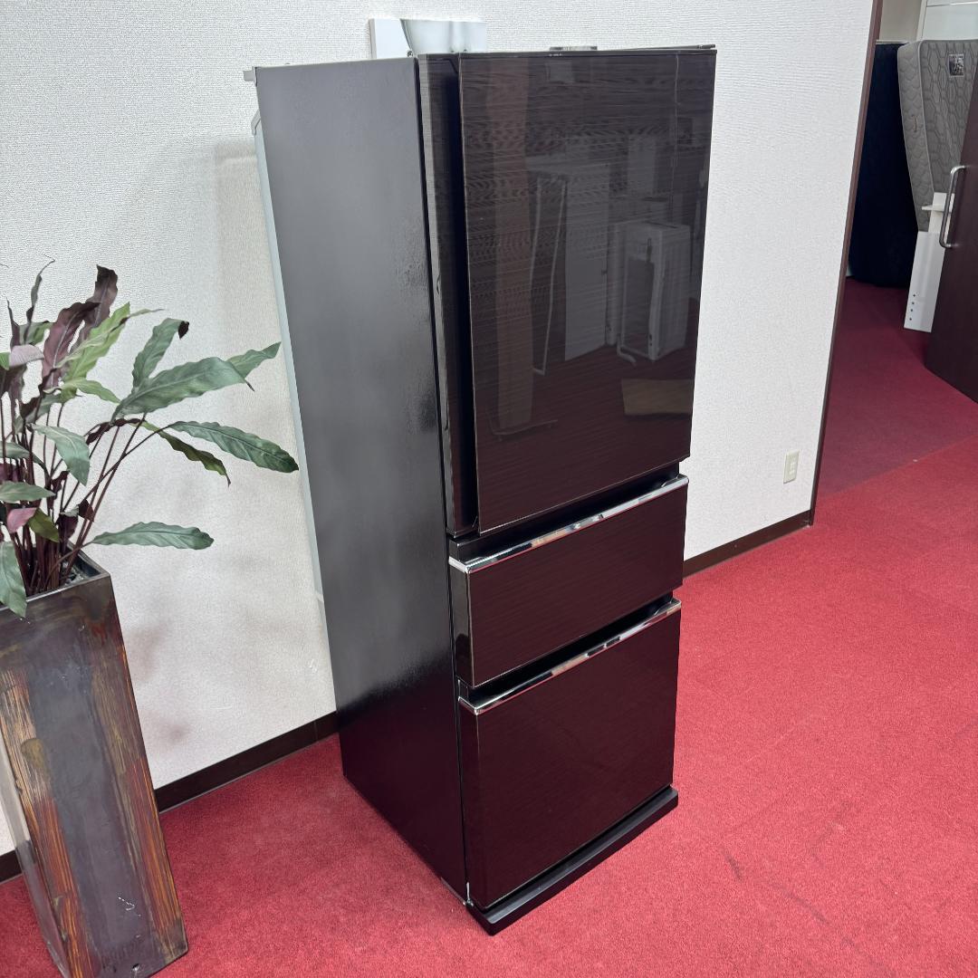 東京23区送料無料　美品三菱3ドア冷蔵庫2020年製330L　洗浄/除菌済み