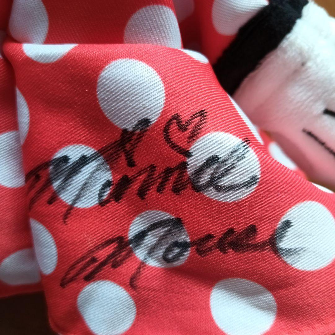 直筆サイン入り！ミッキー＆ミニー ぬいぐるみ セット　ディズニーDisney