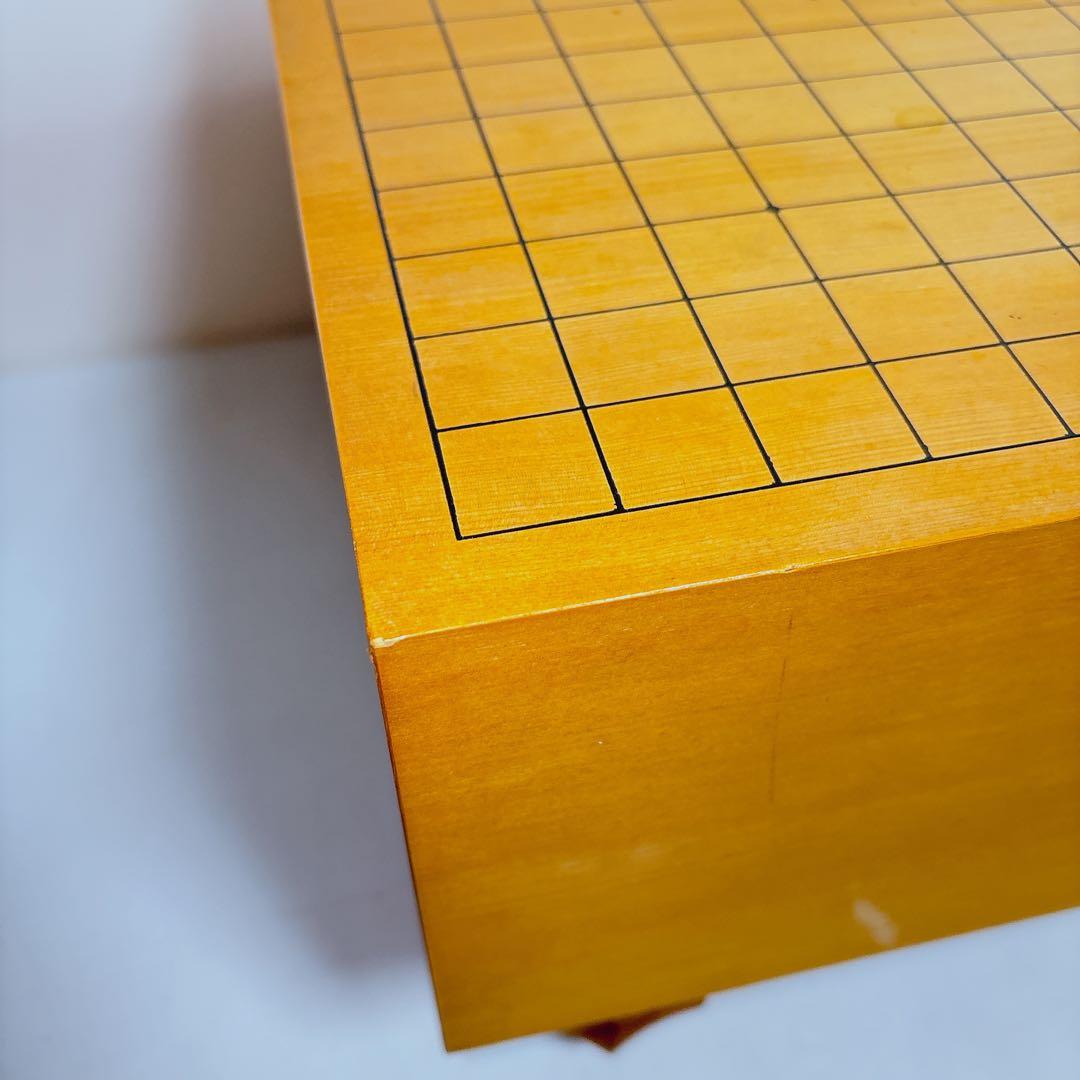 碁盤 脚付き ヘソあり 天然木