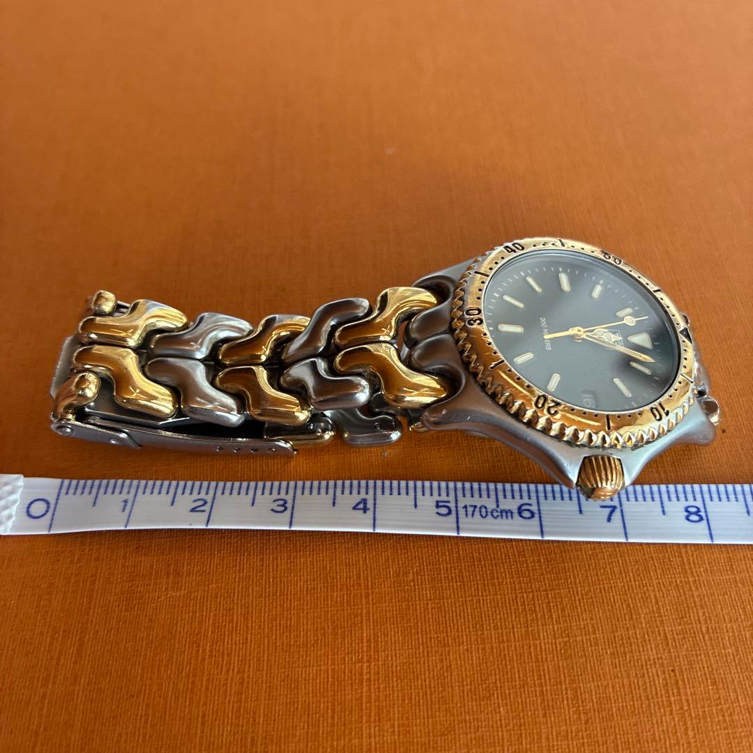 タグ・ホイヤー クォーツ腕時計 グレー文字盤