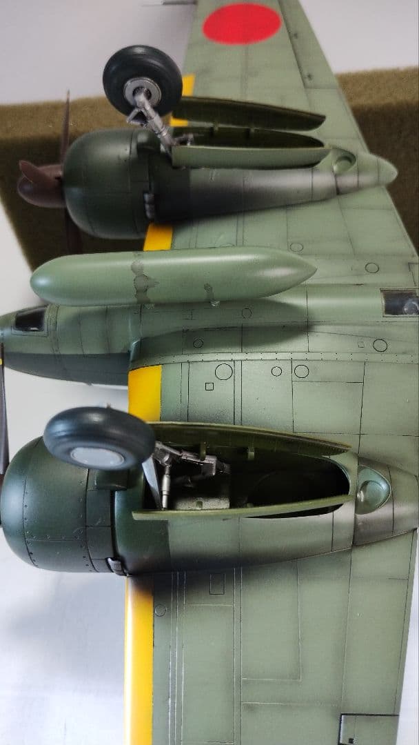 プラモデル完成機　1/48　百式司令部偵察機Ⅲ型