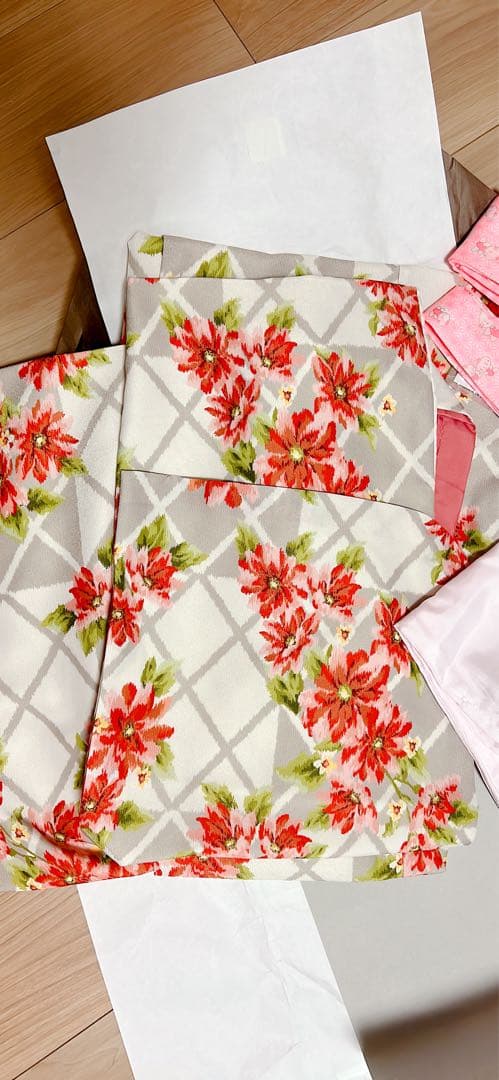 七五三 7歳 花柄着物 セット