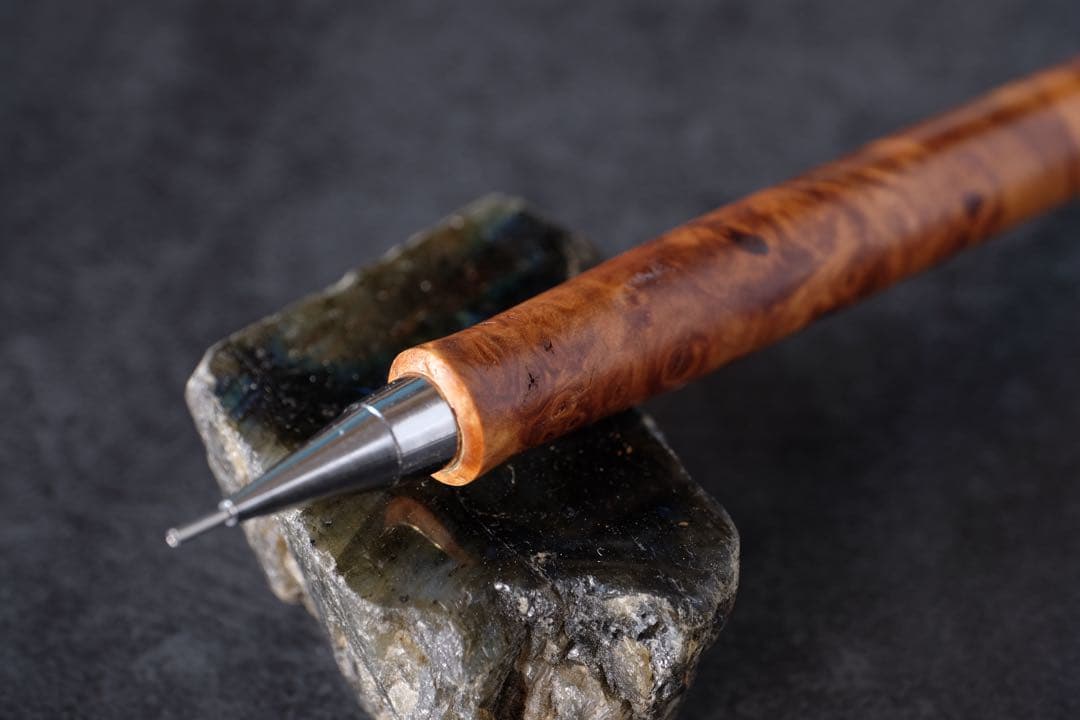 高村杢工房PG5木軸カスタムシャープペンシル0078 花梨瘤