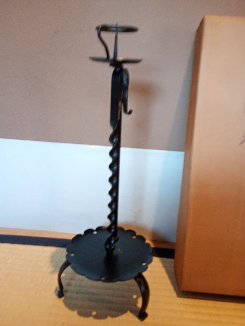 【茶道具】膳燭 夜咄道具 燭台 灯具　その他981