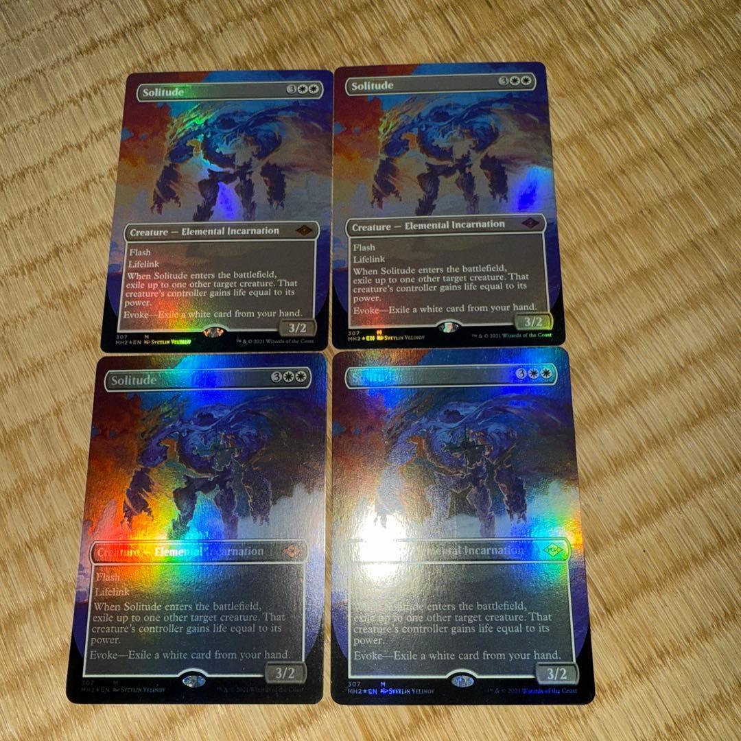 4枚セット 孤独 foil 英語