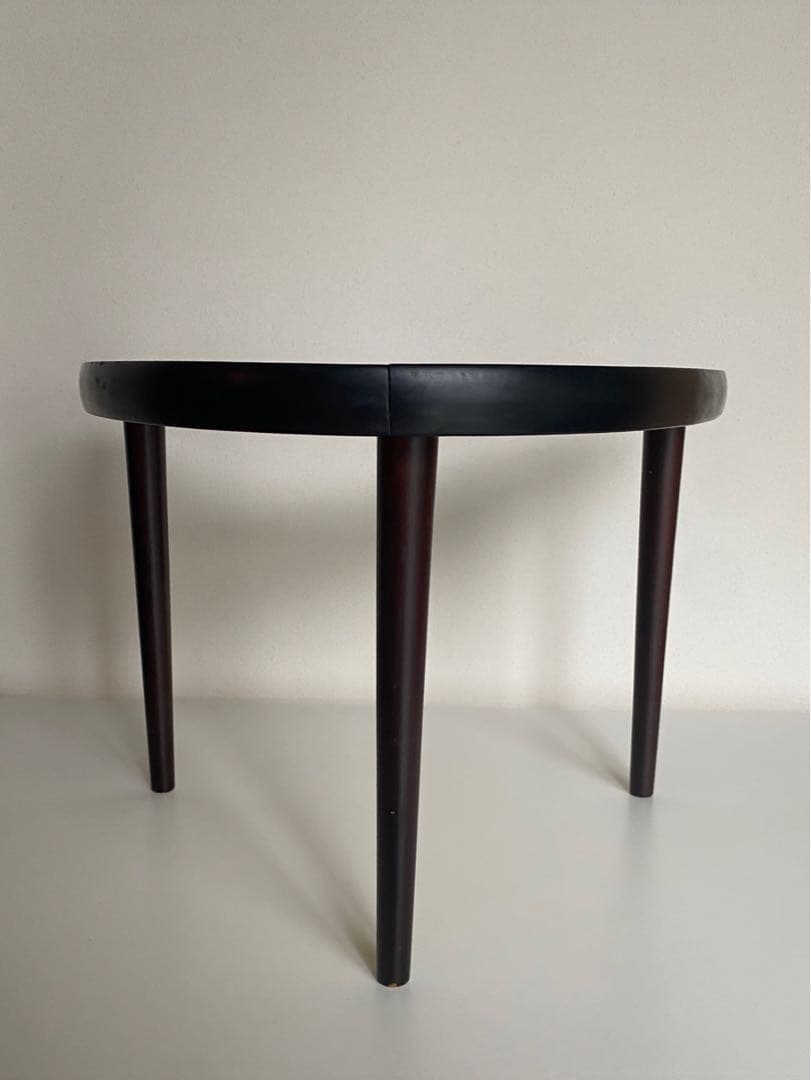 ビンテージ アンティーク 60s 70s サイドテーブル 黄 ミッドセンチュリー