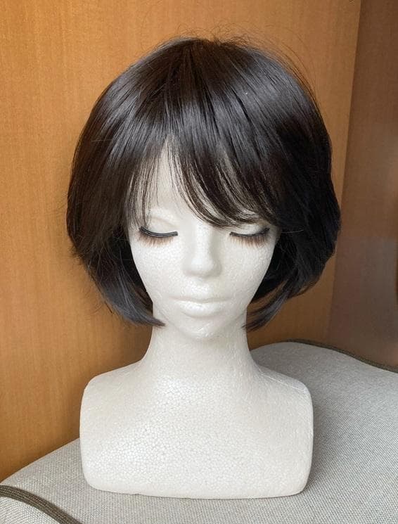 ちゃっぴー　 私元気ウィッグ「大人レイヤーショート」ナチュラルブラック　M