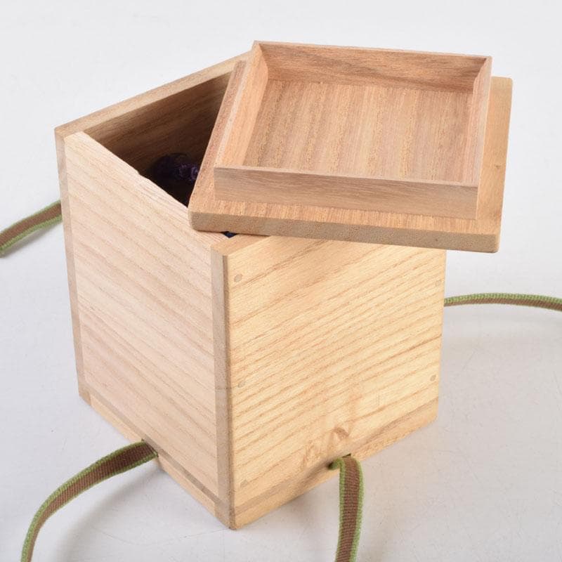 よりまき　茶道具　板谷波山作　素釉　茶入　仕覆付　共箱　D　9192