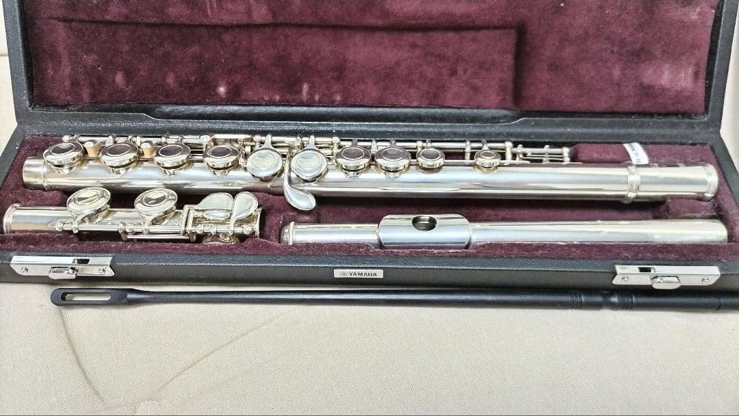 YAMAHA ヤマハフルート 311 Eメカ付き　頭部管銀製