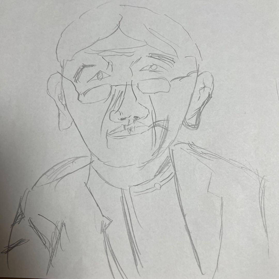 人物画 鉛筆スケッチ A4サイズ