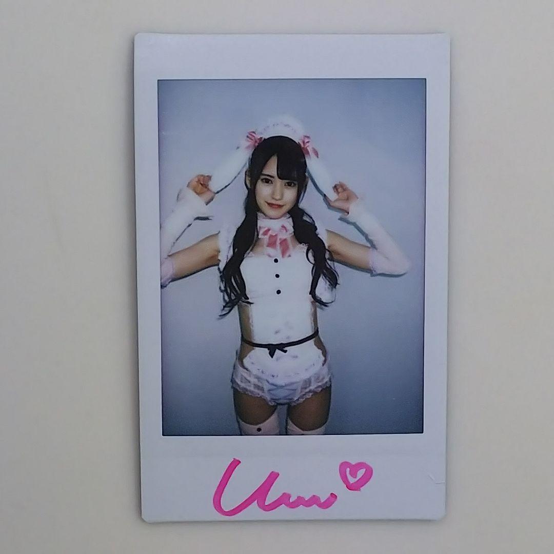 八掛うみさん直筆サイン入りチェキ（非売品・美品・２０２１年）Ｇ