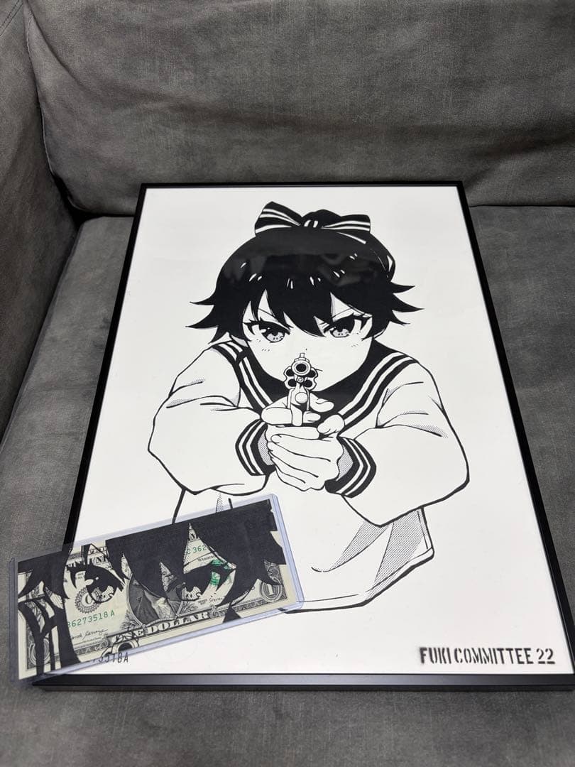 fuki committee 東京風紀委員会　シルクスクリーン　在波うゆ　版画