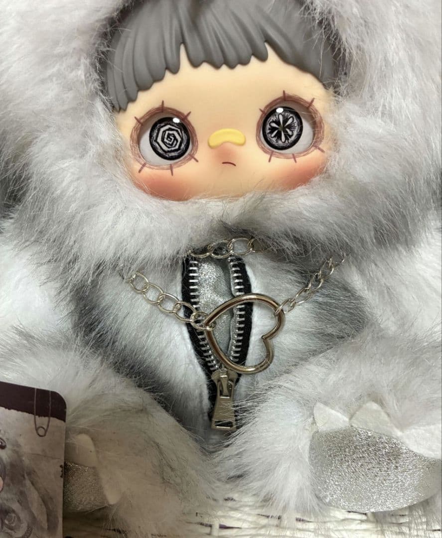 Maymei ♡霉霉 反逆ぬいぐるみシリーズ 400％ ホワイト★バッグリュック