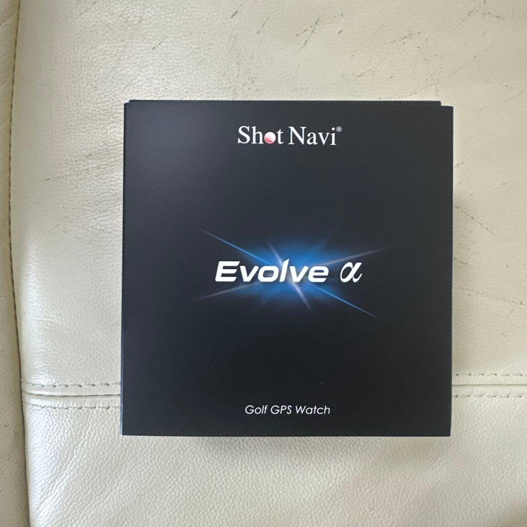 Shot Navi Evolve α ゴルフ GPSウォッチ ホワイト