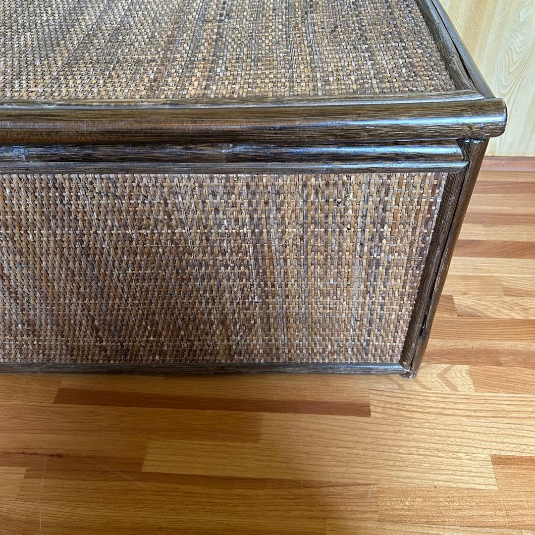 ラタン 籐 ベンチ