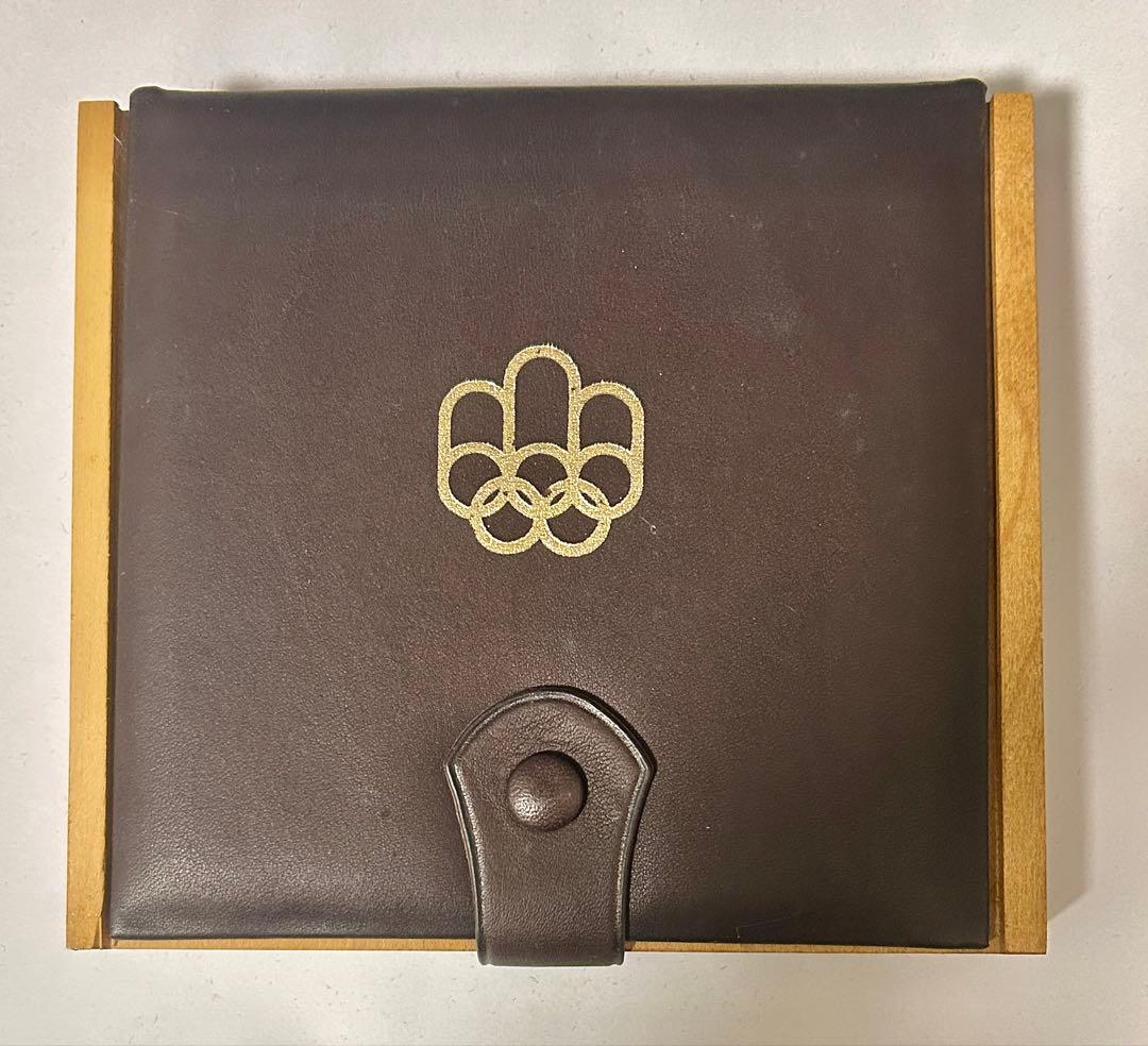 カナダ　モントリオール五輪1976年　銀貨プルーフ4枚セットシリーズ１　ケース入