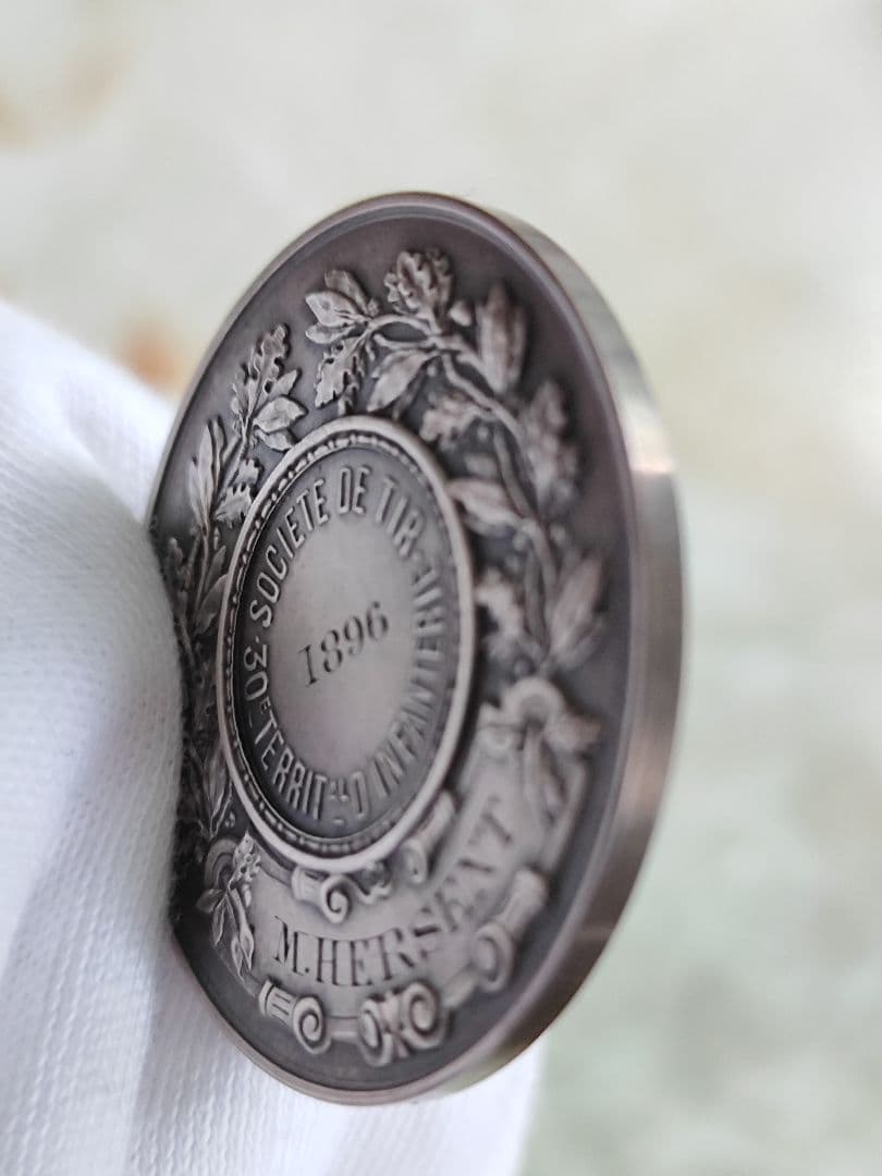 【超レア】1880's フランス マリアンヌ シルバー 銀メダル