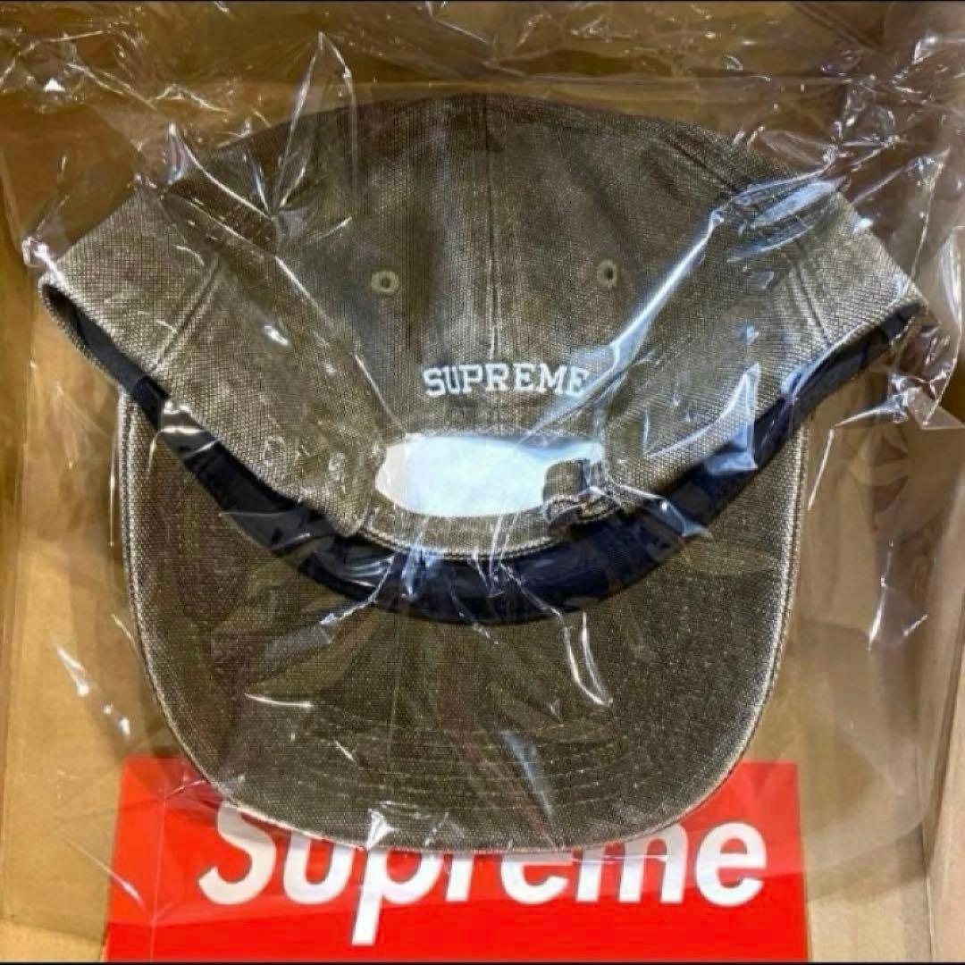 【新品】Supreme Canvas S Logo 6-Panel オリーブ