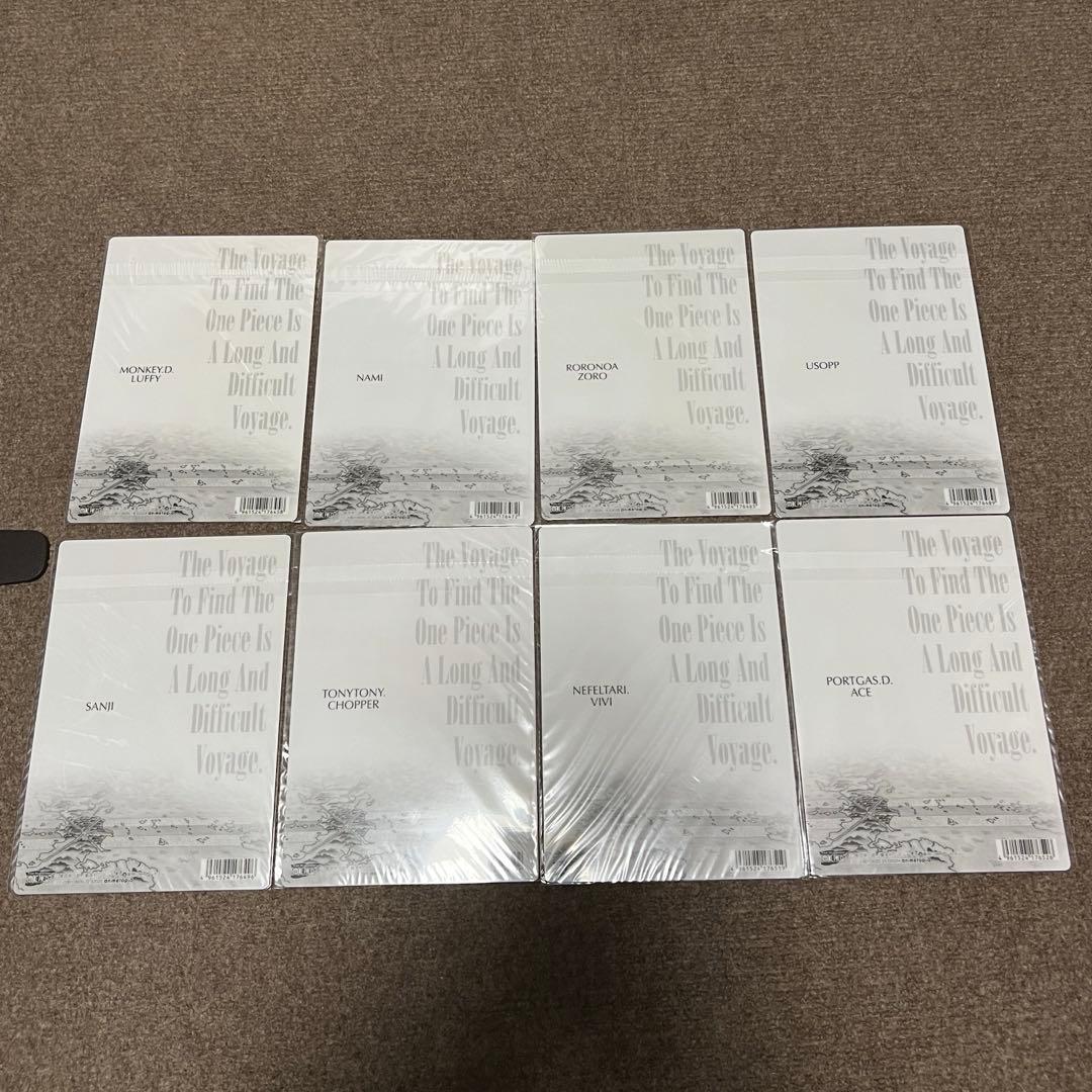 ワンピース ミニ下敷き 8枚セット