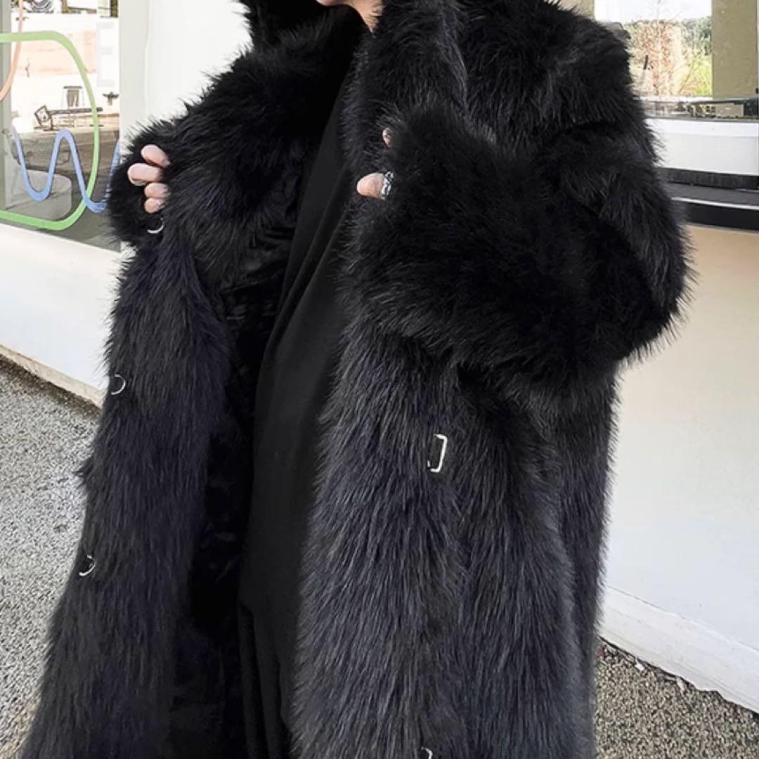 〜値引き中〜フードファーモードロングコート(otte)