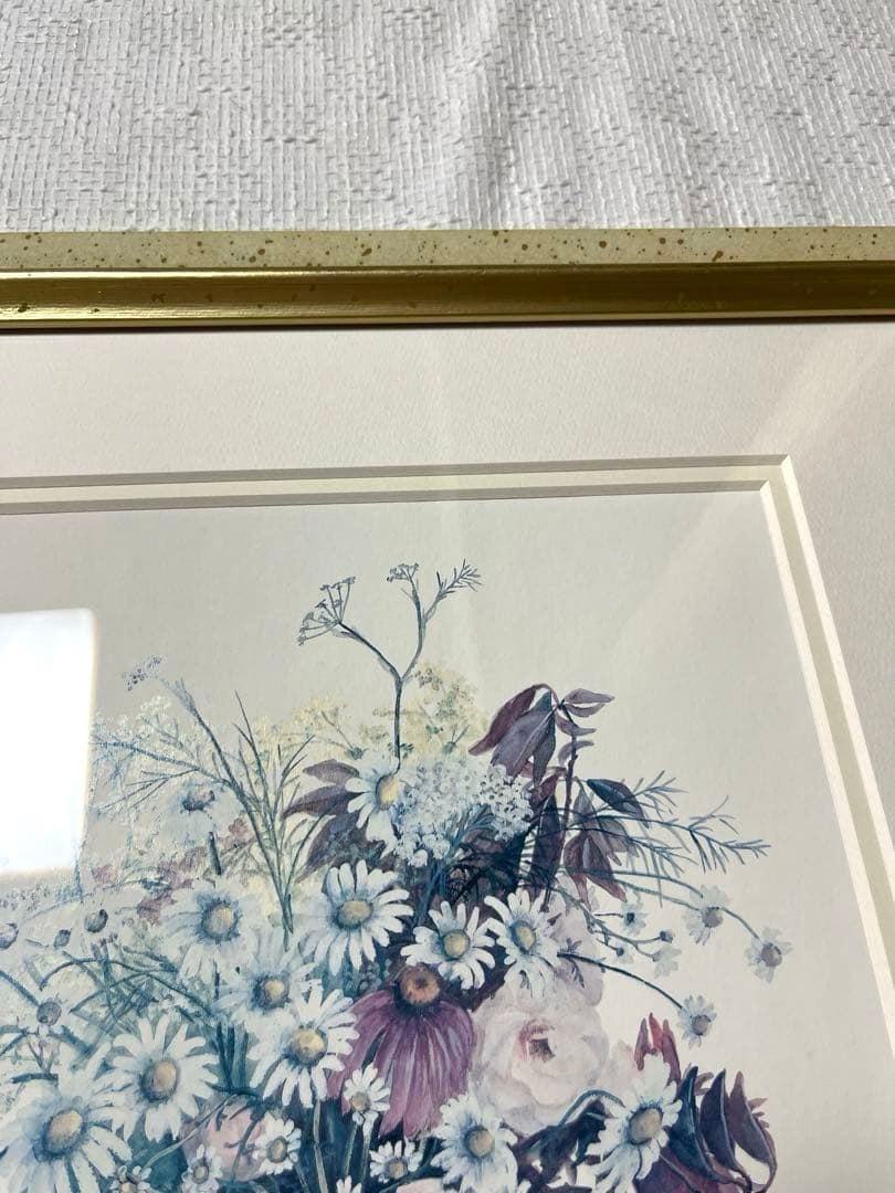 【限定品‼️】橋本不二子作　「Red Plumを頂いて」　限定版画　直筆サイン入り