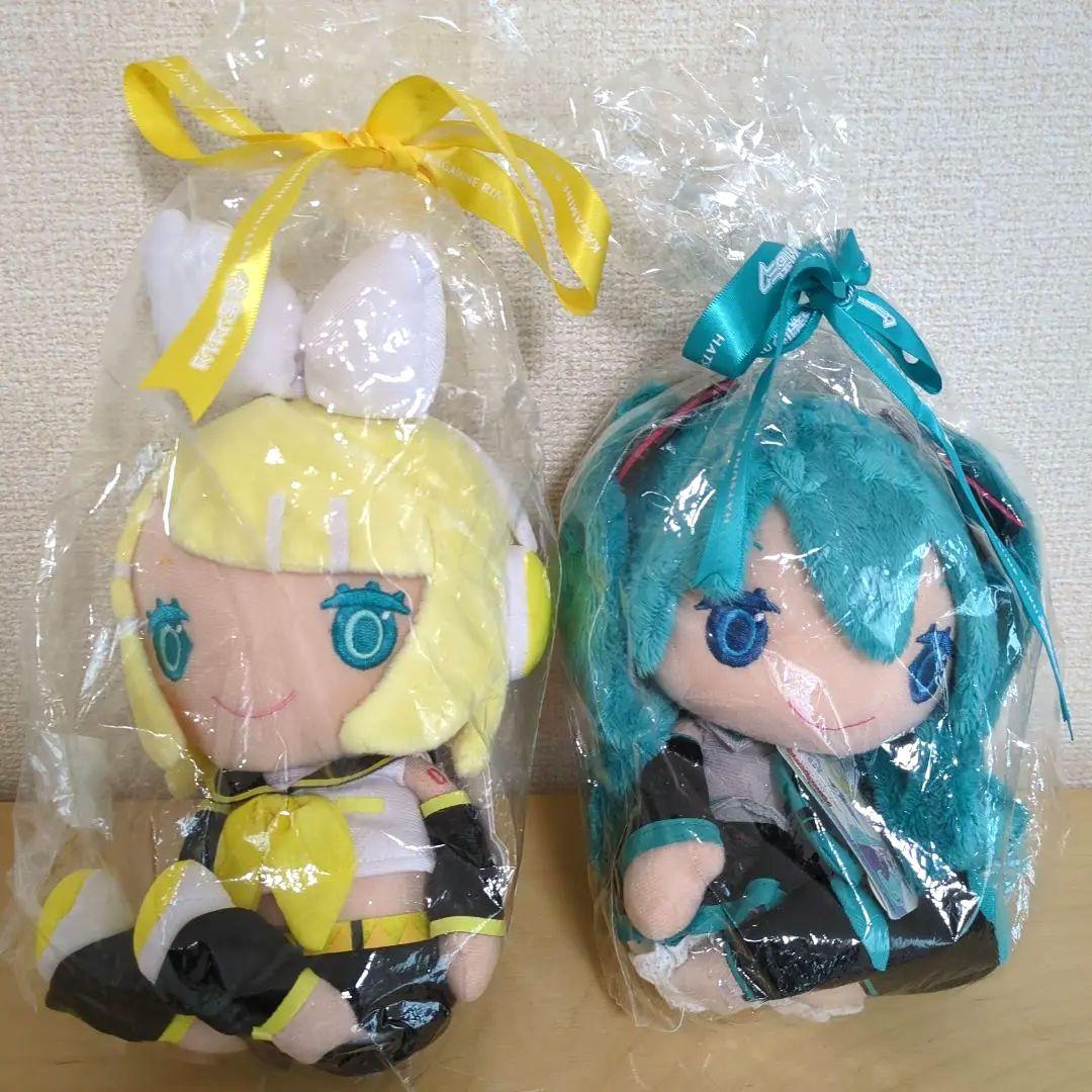 鏡音リン 初音ミク ぬいぐるみ セキグチ