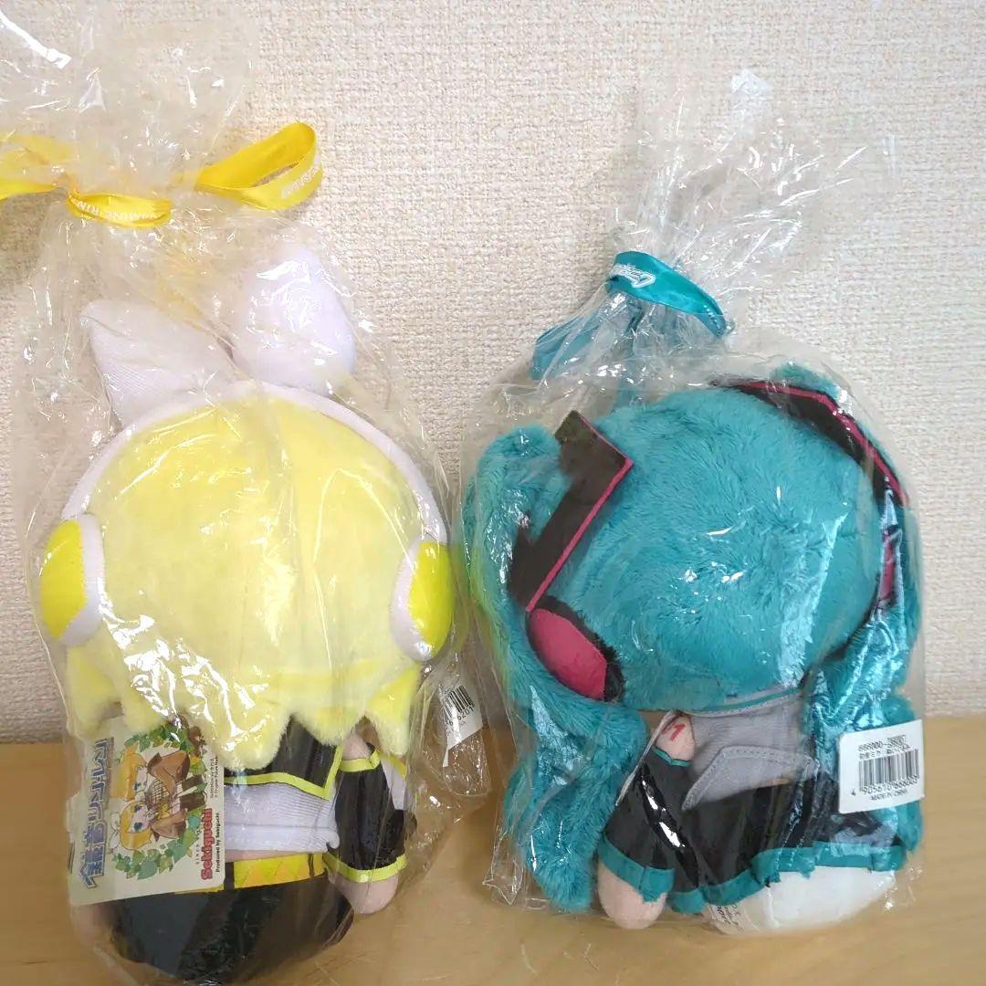 鏡音リン 初音ミク ぬいぐるみ セキグチ