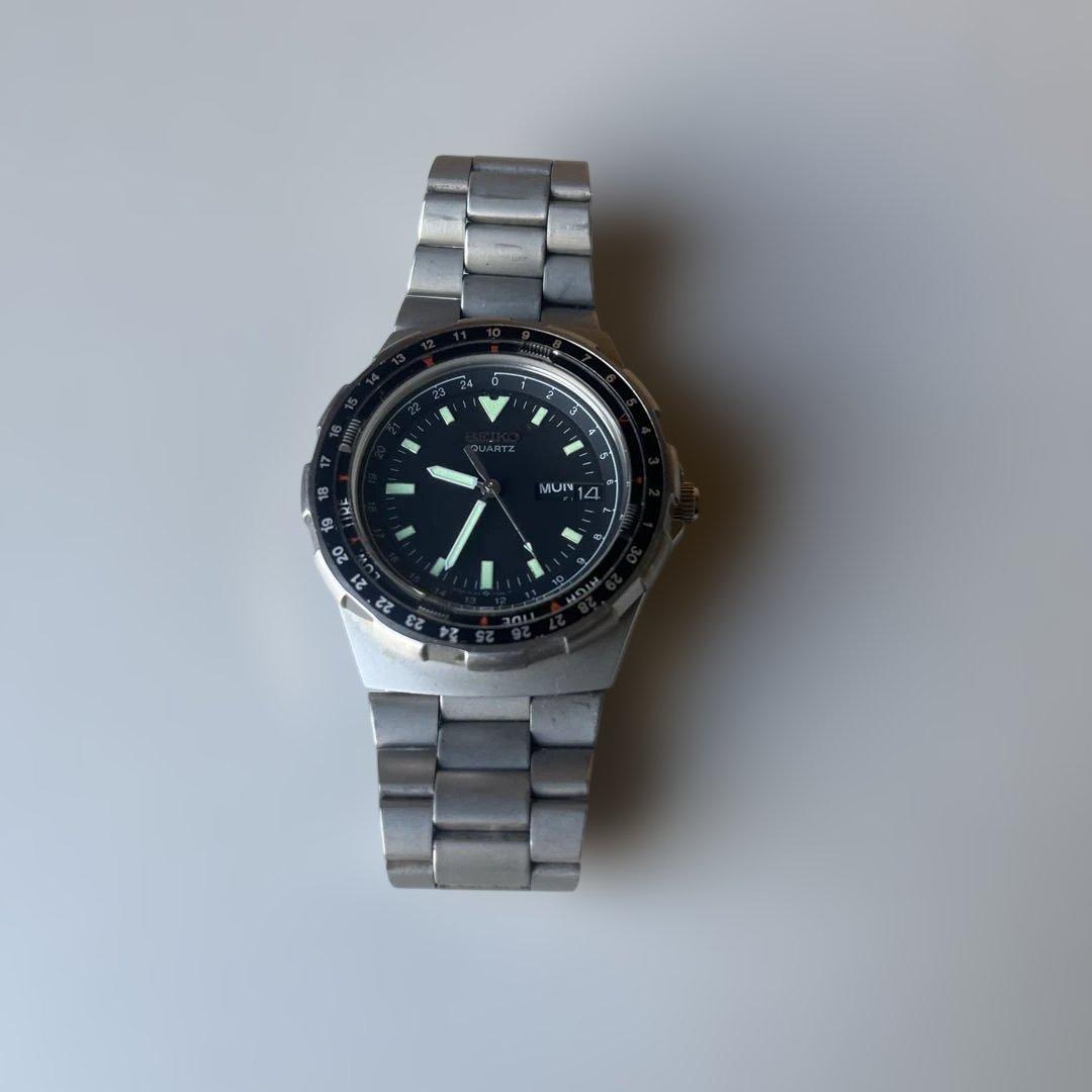 seiko 腕時計　8123-7250 新品電池　稼働品