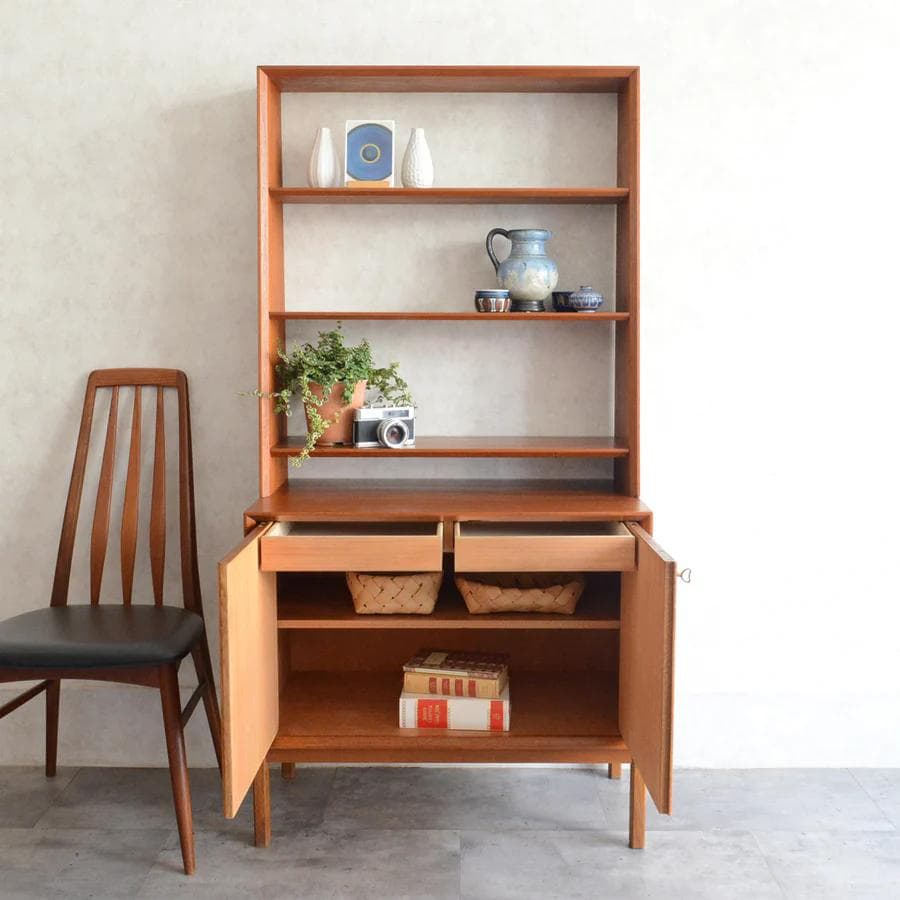 デンマーク ヴィンテージ オープンキャビネット　引き取り割引あり