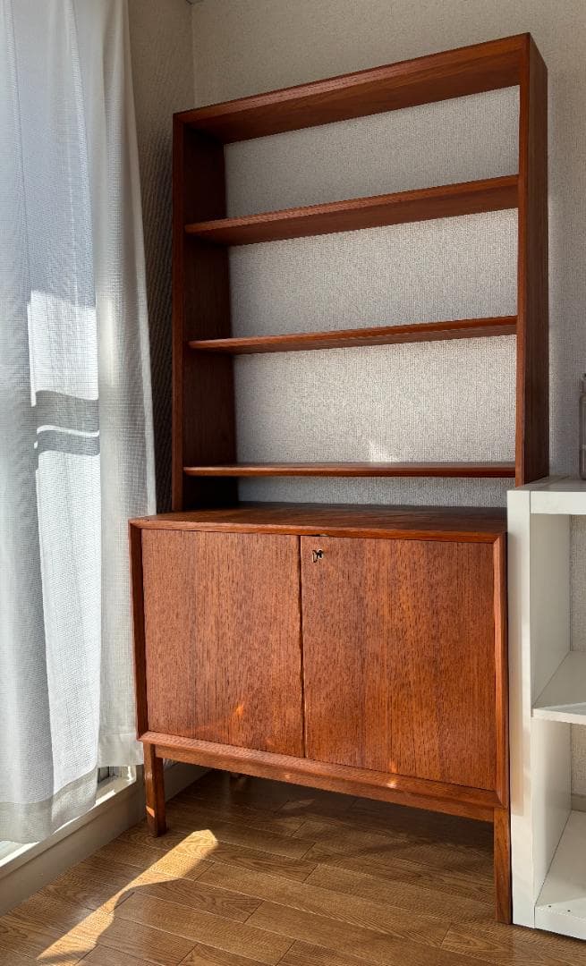 デンマーク ヴィンテージ オープンキャビネット　引き取り割引あり