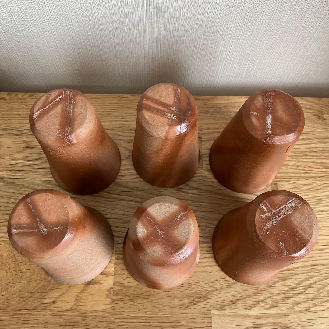 備前焼　緋襷　ビアマッグ　フリーカップ