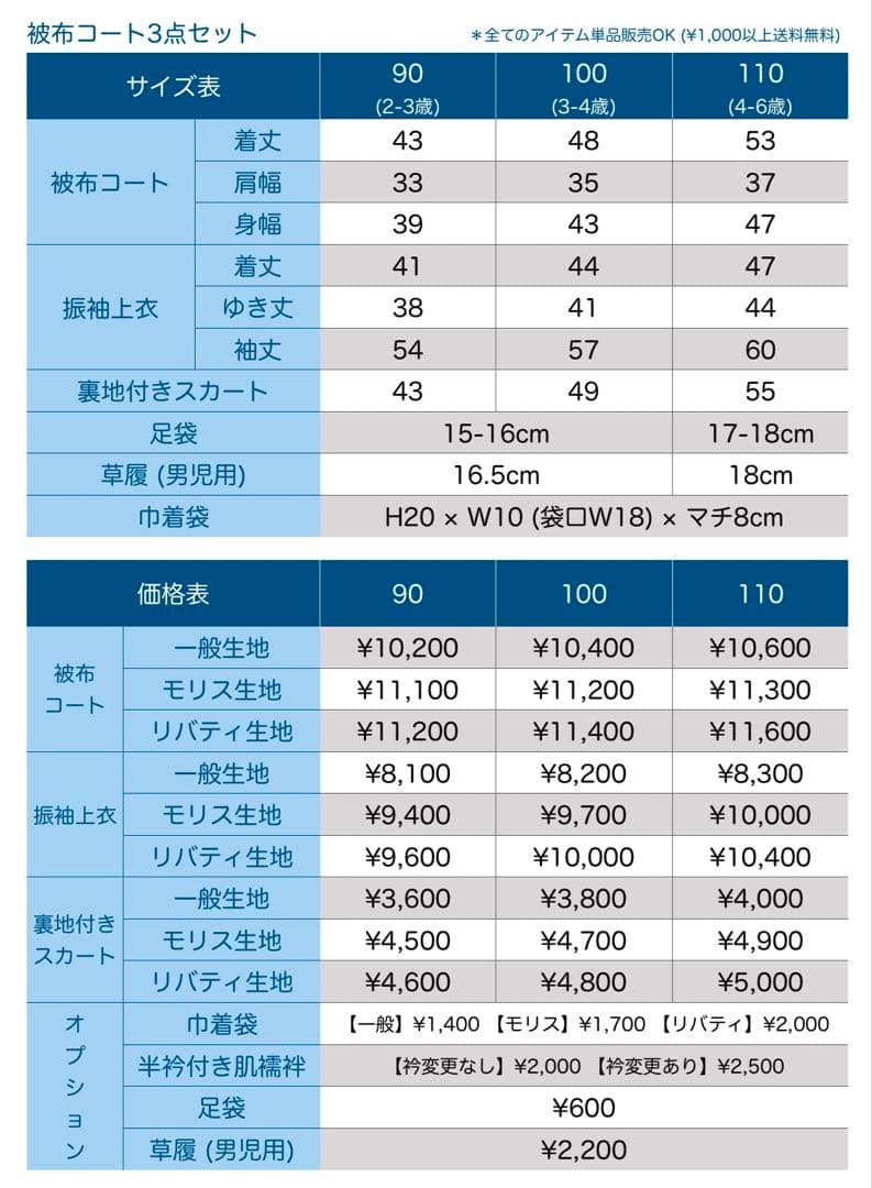 みみみ★［おまとめ］羽織袴3点セット&二部式着物ꕤハンドメイドꕤ七五三