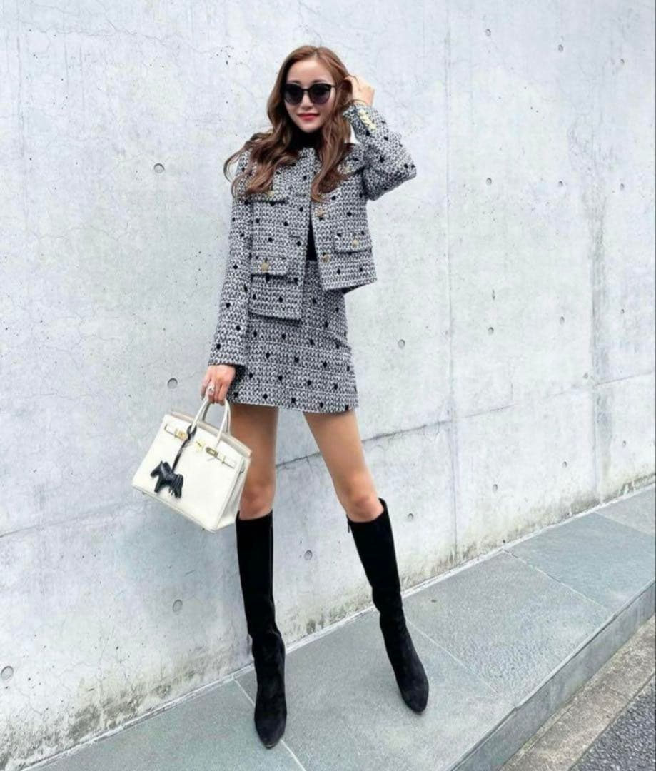 sheller ドットツイードレディキュロット【即日発送】