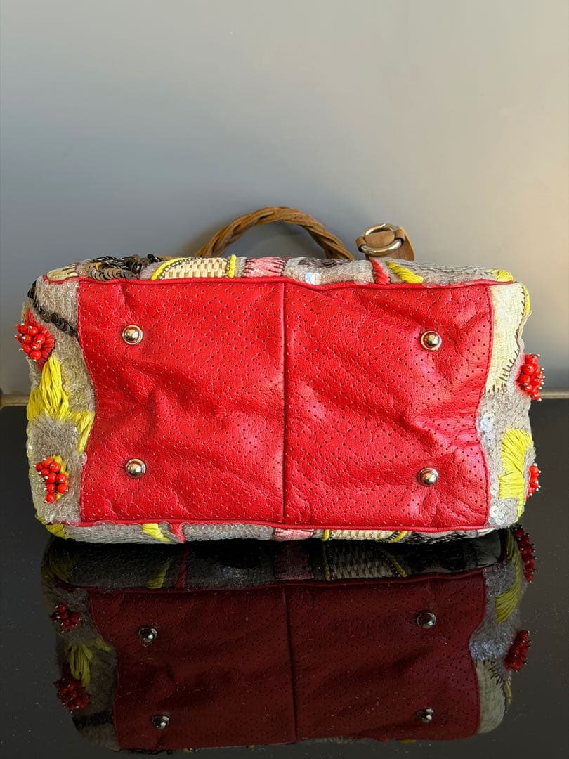 未使用　JAMIN PUECH ジャマンピュエッシュ　ビーズ　ショルダー　タグ有