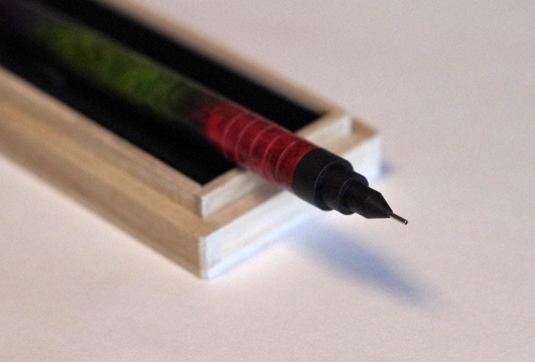 マーベラスウッド シャープペンシル メープル瘤（スタビライズドウッド）