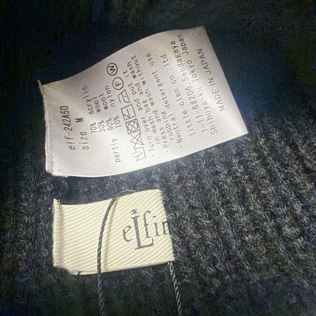 は*ち様 【eLfinFolk】Beast Beanie-black ニット帽